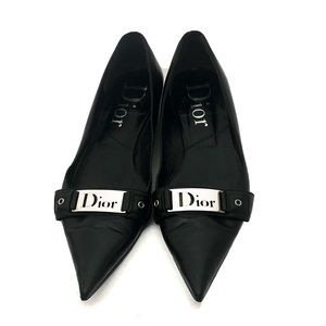 DIOR ICONIC LOGO FLATS SIZE 6
